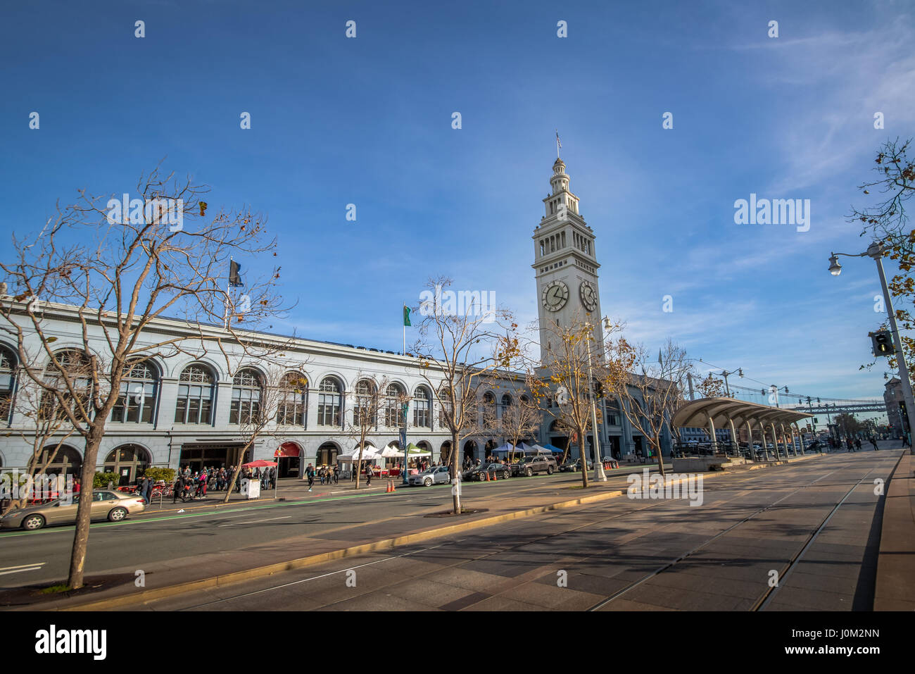 San Francisco Ferry Building in Embarcadero - San Francisco, California, USA Stock Photo