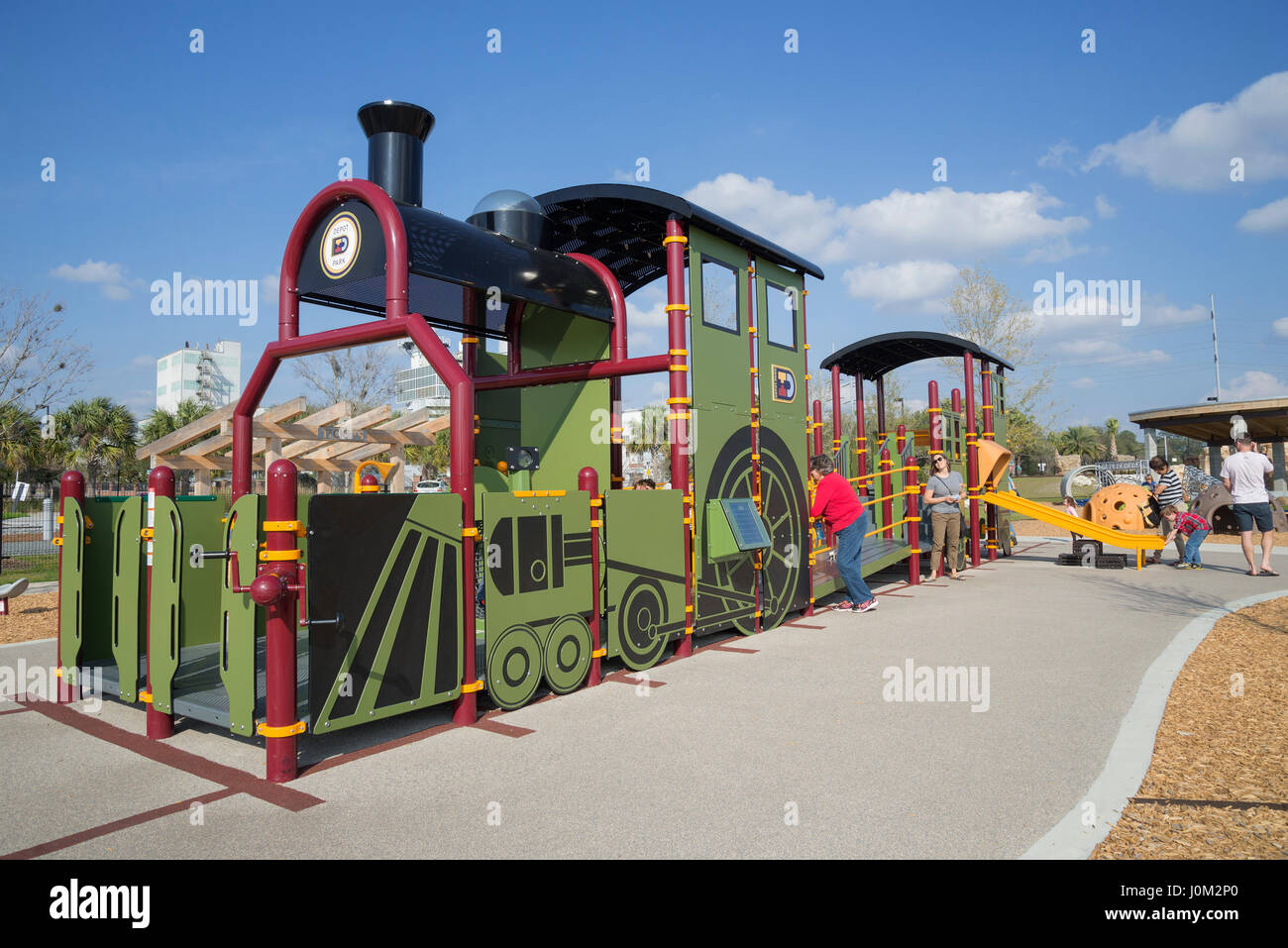 Depot Park is a brand new City of Gainesville, Florida, public park
