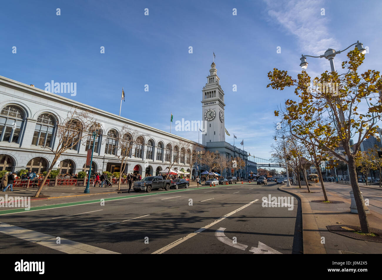 San Francisco Ferry Building in Embarcadero - San Francisco, California, USA Stock Photo