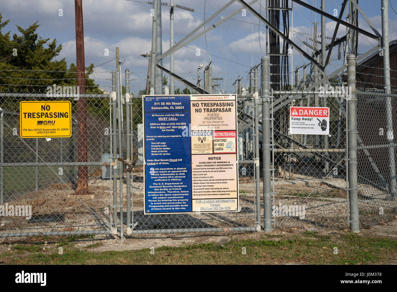 Gainesville Regional Utilities cell tower tower in Gainesville, Florida