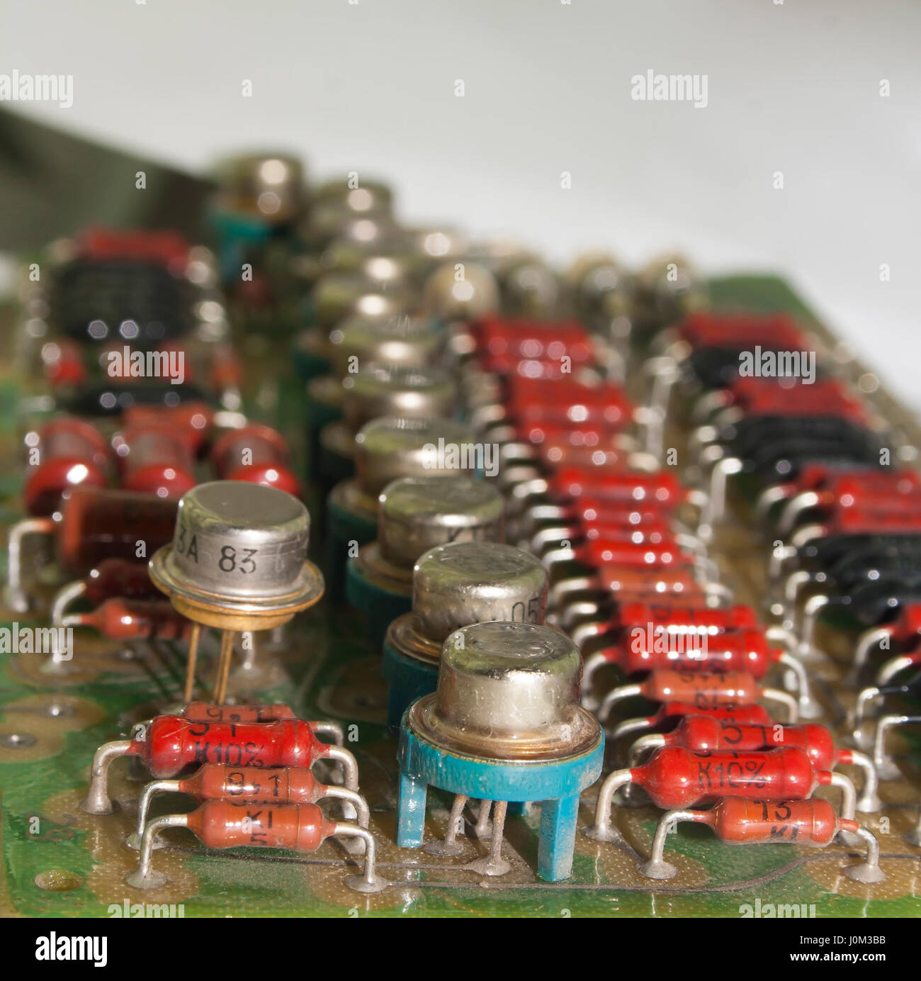 Old vintage printed circuit board hi-res stock photography Old vintage printed circuit board hi-res stock photography