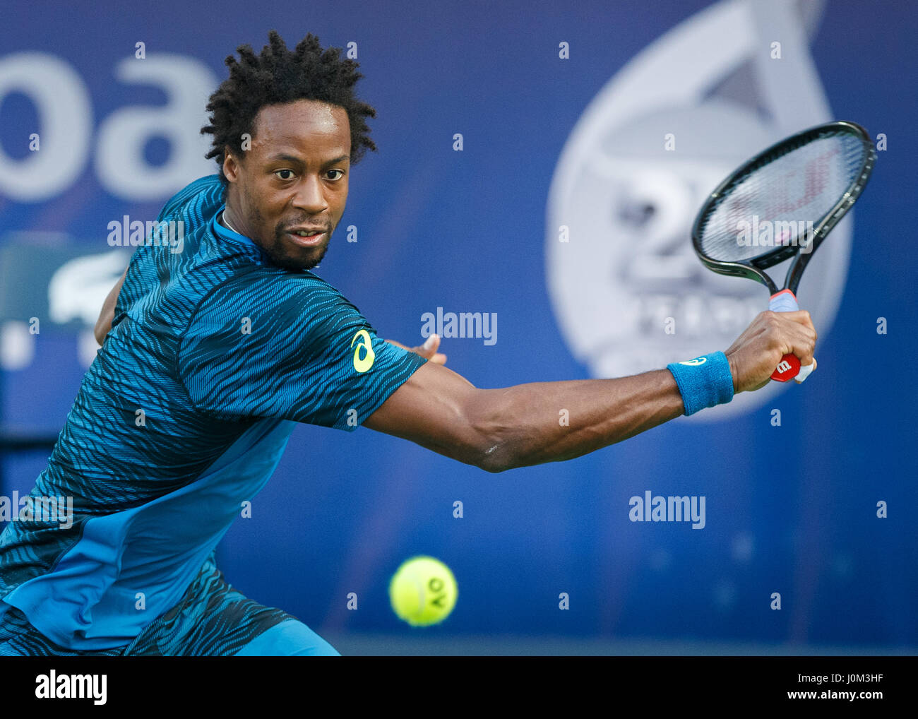 GAEL MONFILS (FRA) in action Stock 