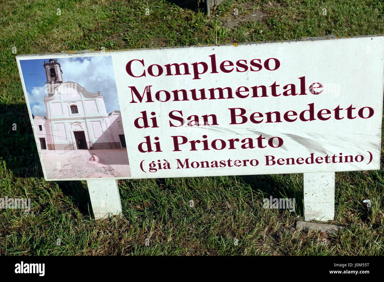 The church of San Benedetto Priorato is a Catholic baroque worship site located in Priory, a small hamlet of Fontanellato, in the province of Parma. Stock Photo