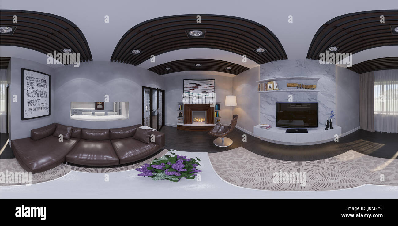 Give you 360 degree render and virtual tour of your interior by  Abdulahad_hasan | Fiverr