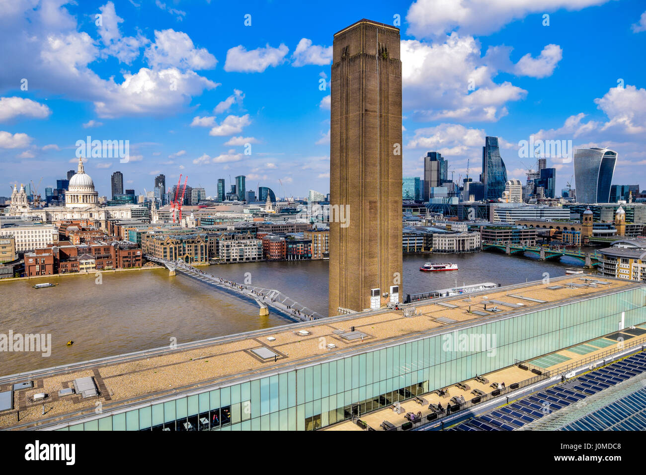 Views of Tate Modern in London Stock Photo