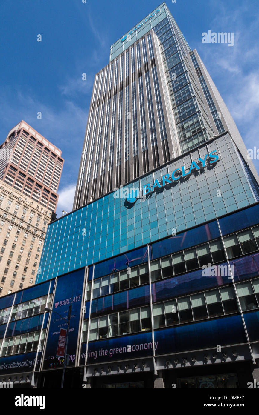 Barclays Building, 745 Seventh Avenue, Rockefeller Center, 2022, USA NYC Stock Photo Alamy