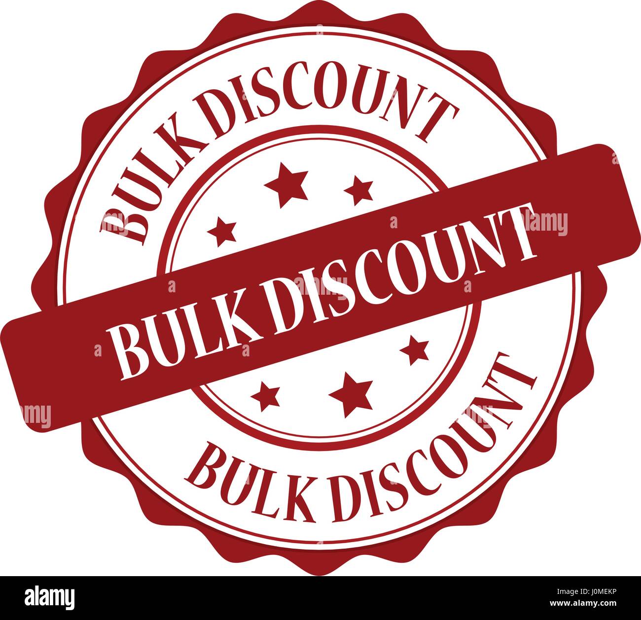 Bulk discount red stamp illustration Stock Vector Image & Art Alamy