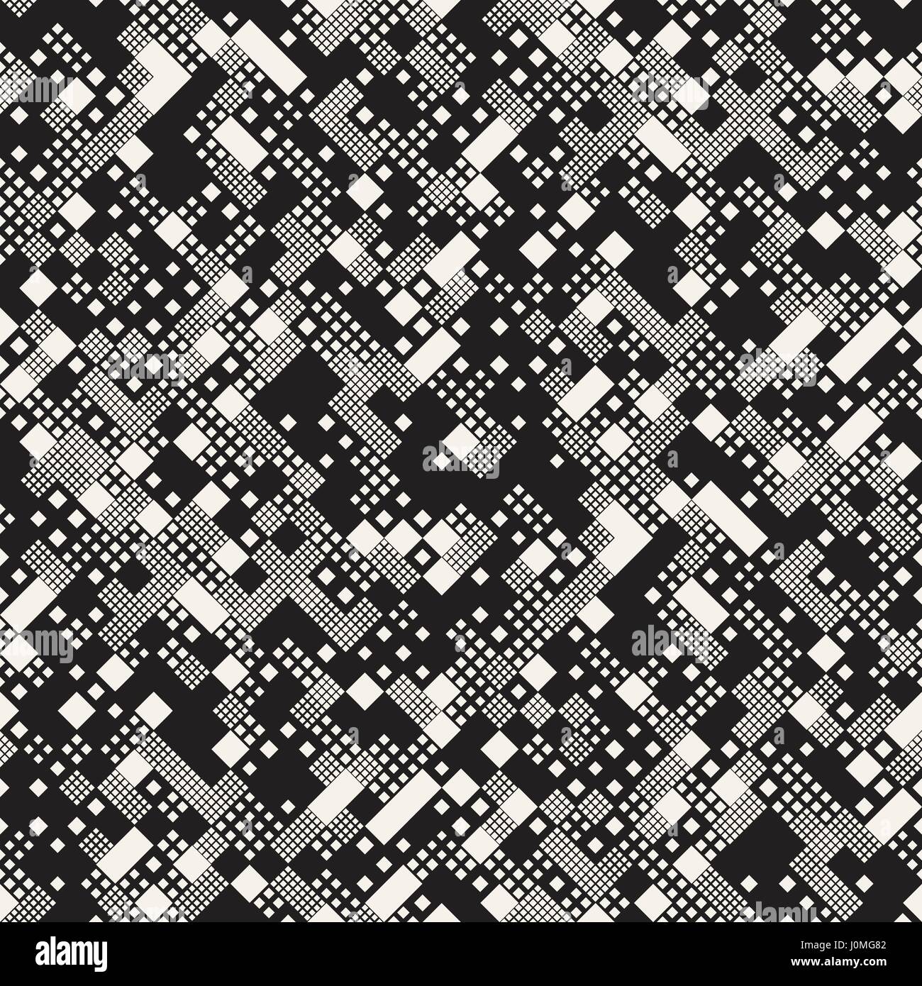 Modern Stylish Halftone Texture. Endless Abstract Background With ...