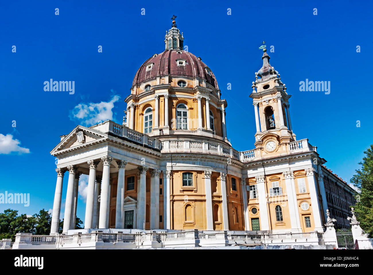 Basilica of Superga - Turin - Italy Stock Photo