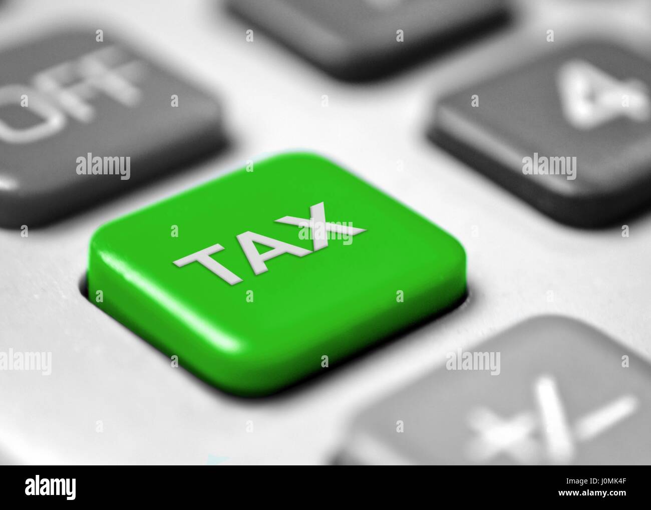 Tax Calculator Stock Photo Alamy