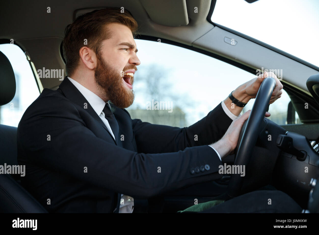 Car beeps horn hires stock photography and images Alamy