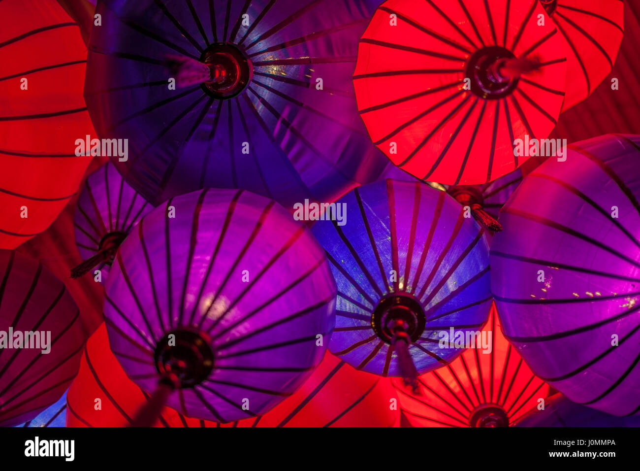 Purple lanterns hi-res stock photography and images - Alamy