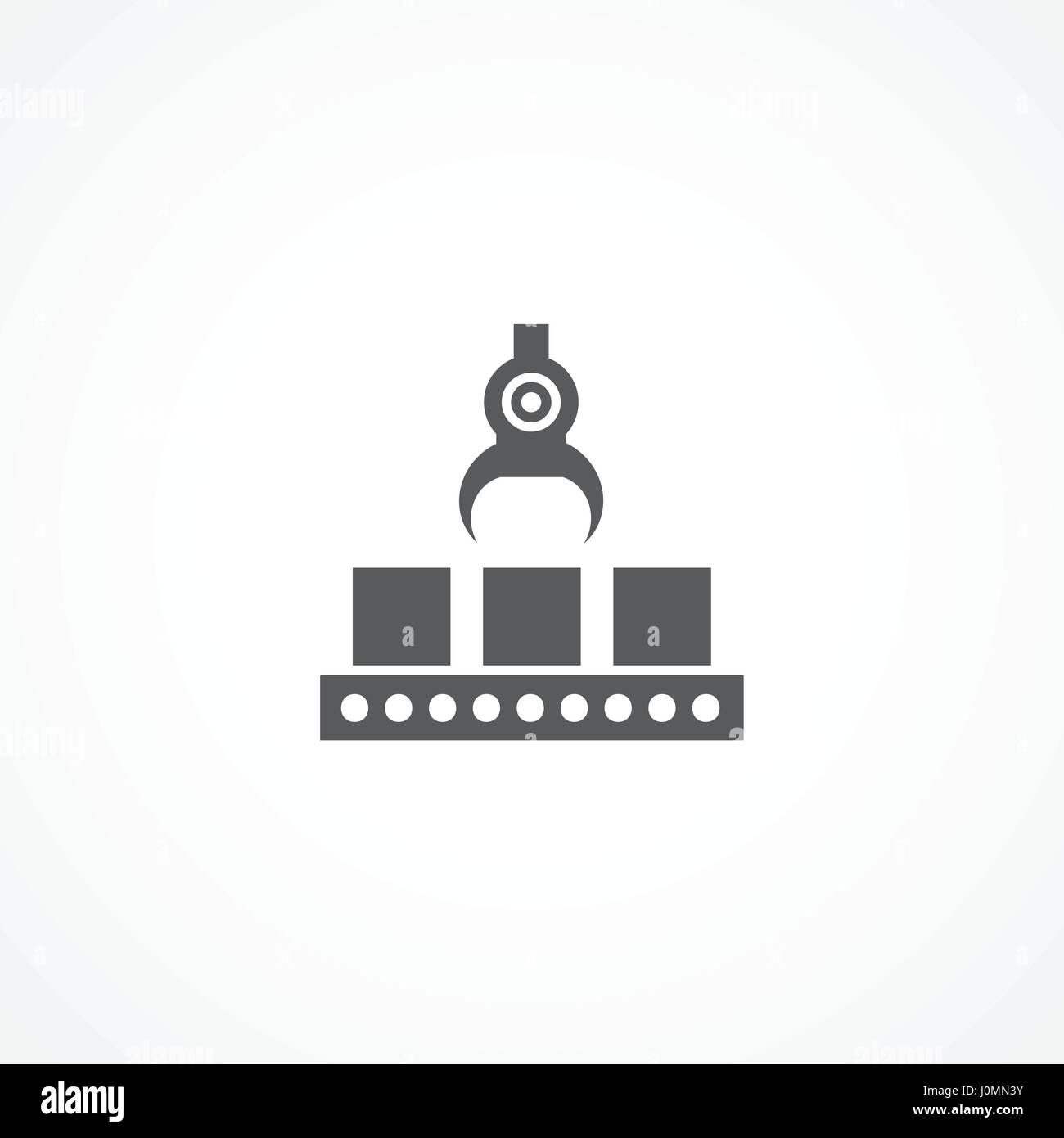 Production line icon Stock Vector