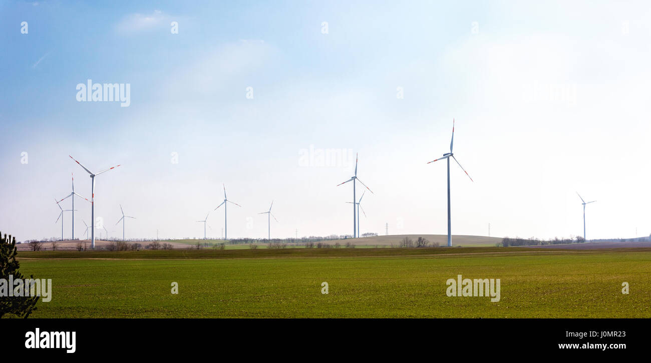 Power plant station on sunny day Stock Photo - Alamy