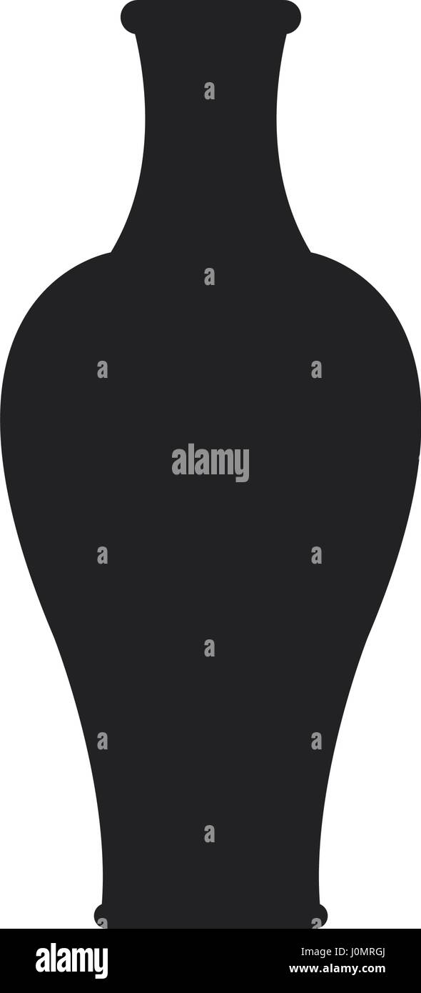 ceramic vase icon in vector on white background Stock Vector Image ...