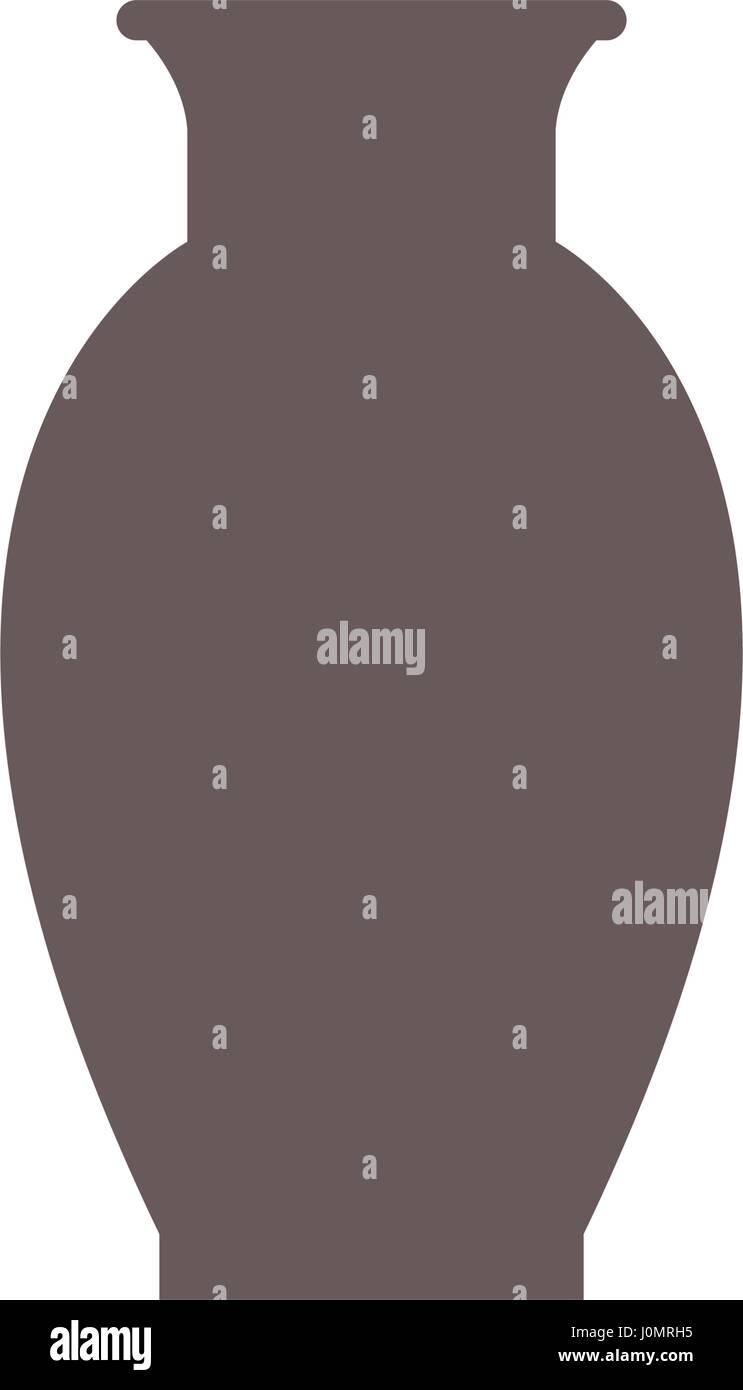 ceramic vase icon in vector on white background Stock Vector Image ...