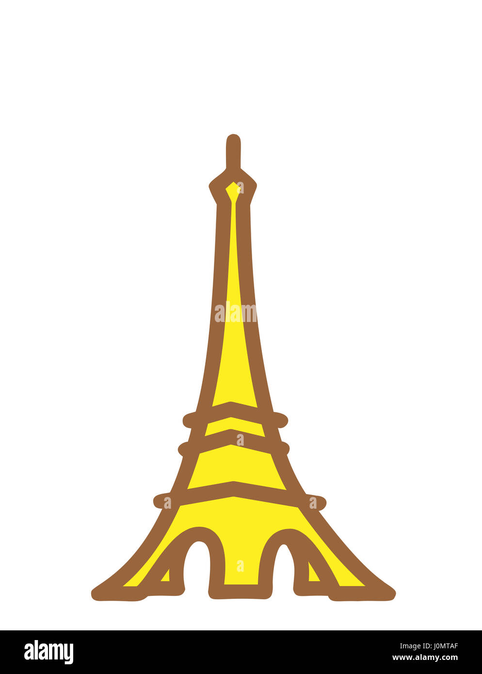 Eiffel tower black and white Cut Out Stock Images & Pictures - Alamy