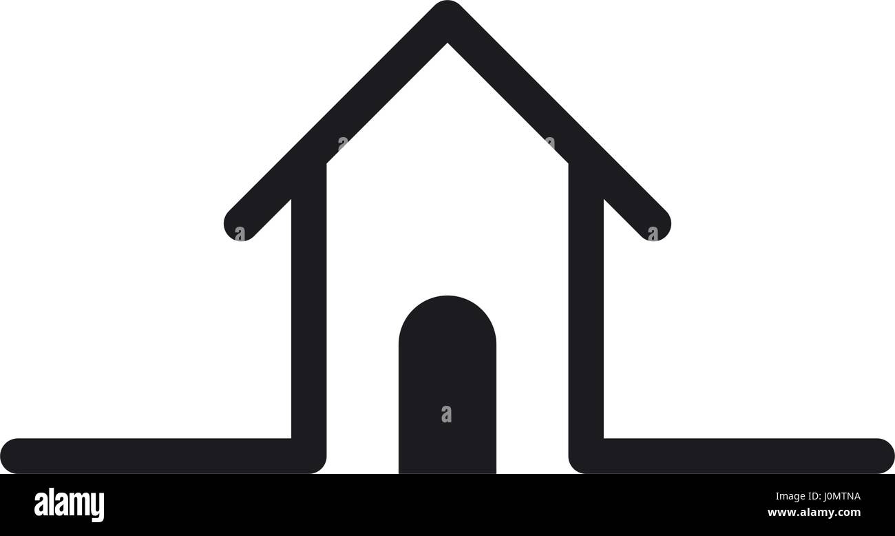 house icon in vector on white background Stock Vector Image & Art - Alamy