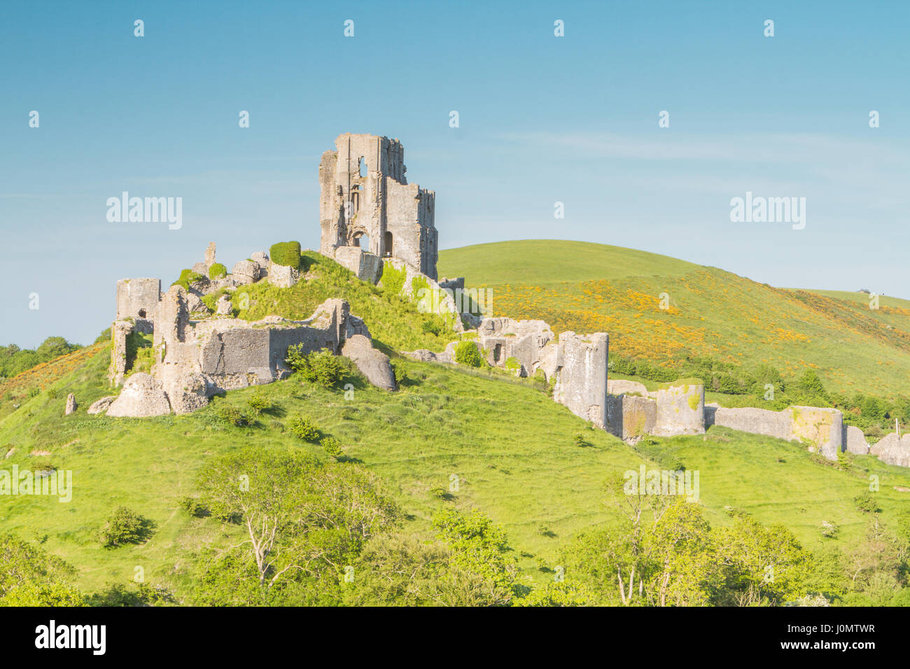 Corfe Castle, Dorset Stock Photo Alamy
