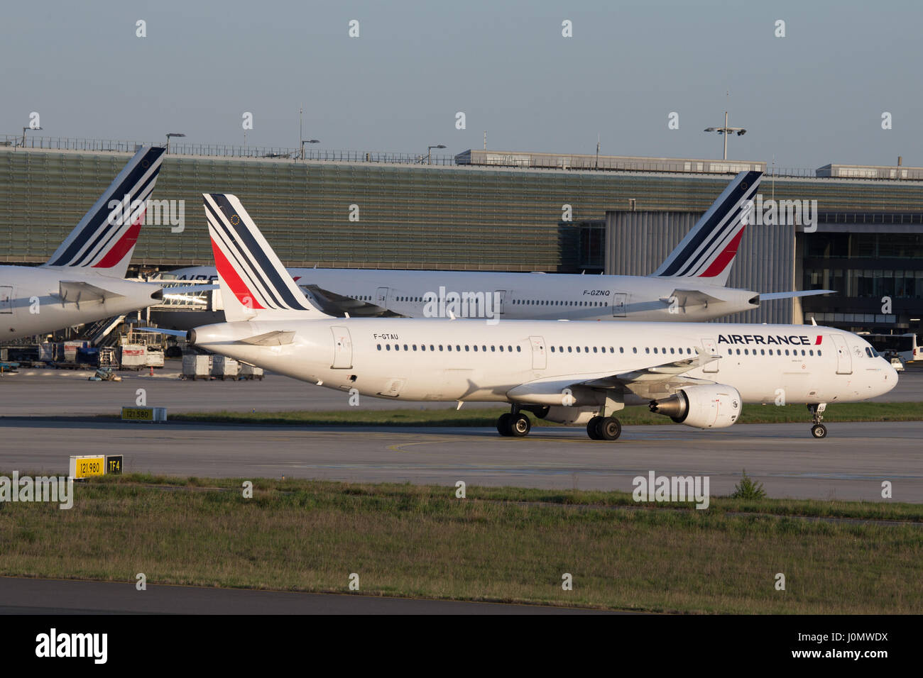 Air France Airbus A321 Aircraft Image Stock Photo