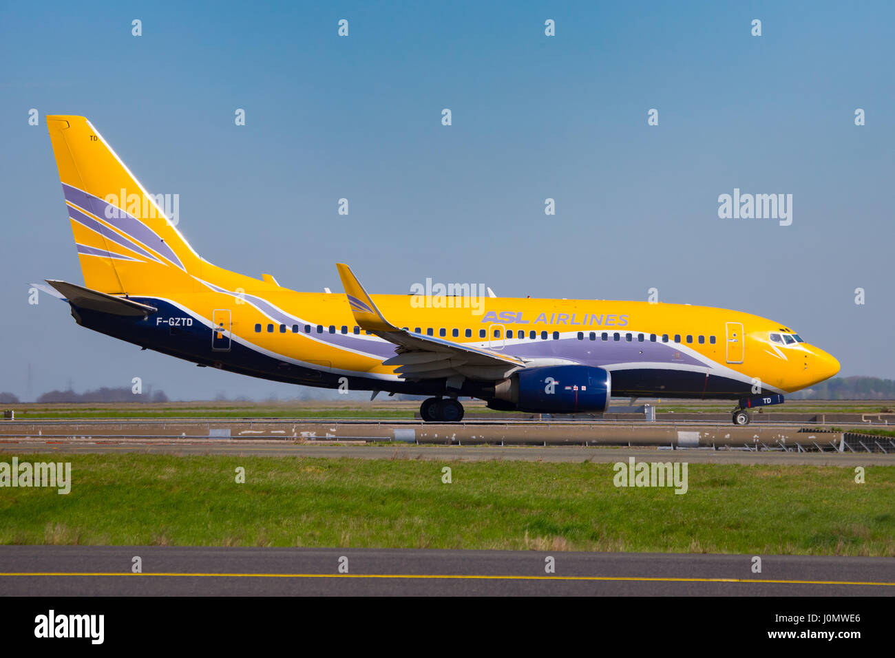 ASL AIrlines France, Boeing 737 Stock Photo