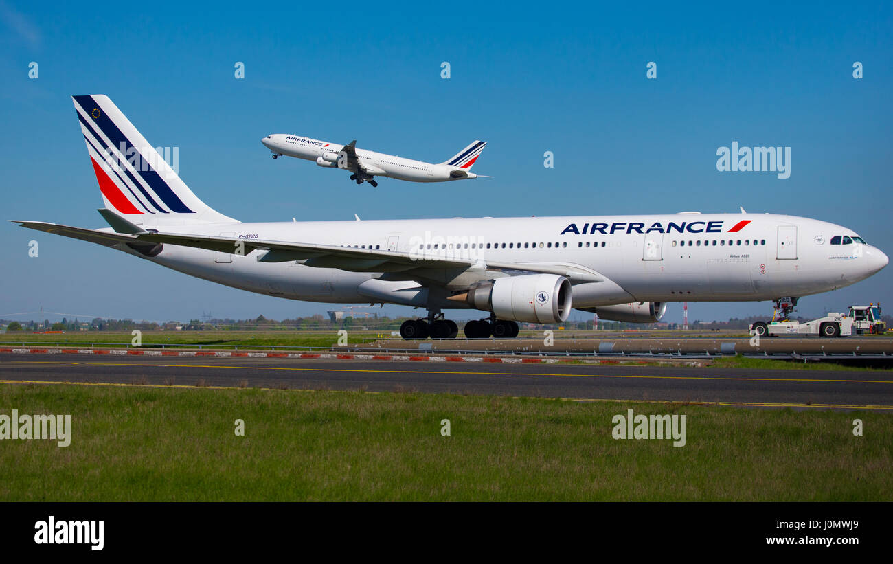 Air France Aircraft Stock Photo