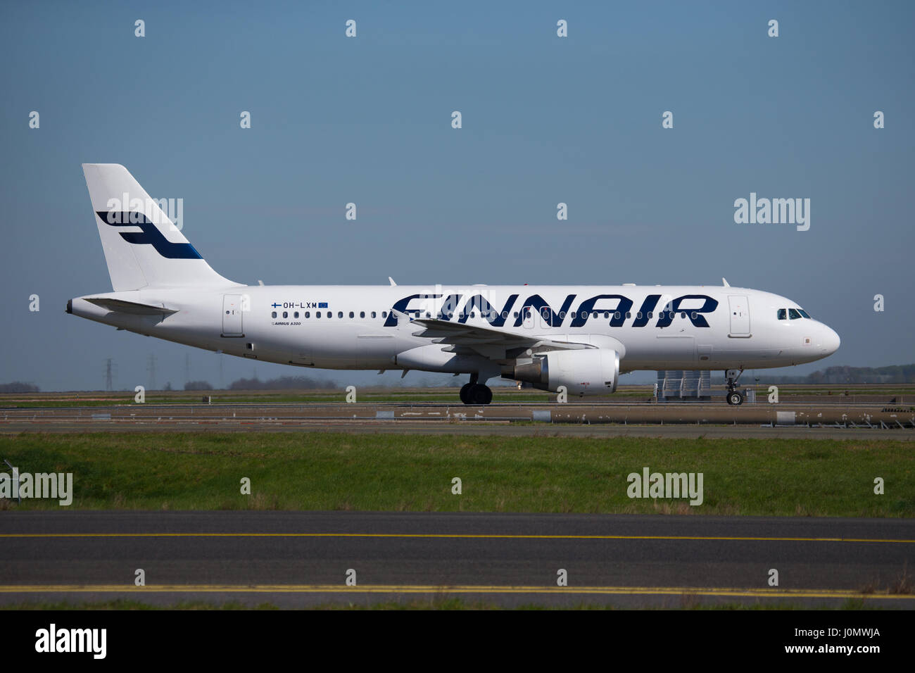 Finnair Airbus A320 Stock Photo
