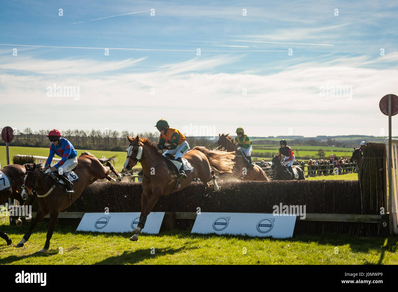 Point To Point Racing Point to point steeple chase hi-res stock photography and images - Alamy