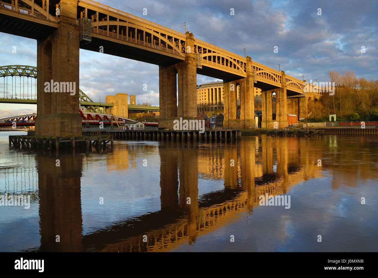 Newcastle High level bridge Stock Photo - Alamy