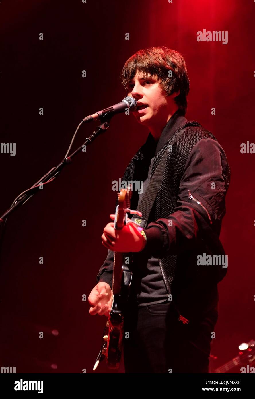 Jake Bugg performing at Glastonbury Festival Stock Photo