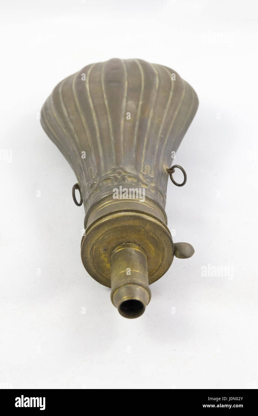 Black Powder flask Stock Photo Alamy