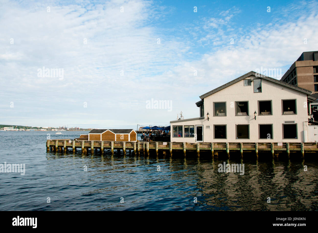 Halifax Waterfront Buildings - Nova Scotia - Canada Stock Photo