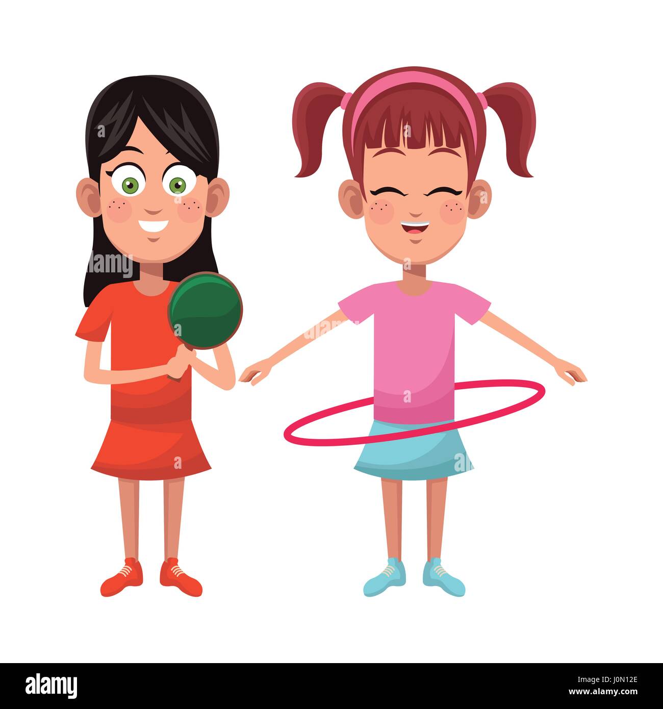 girls sport game design Stock Vector Image & Art - Alamy