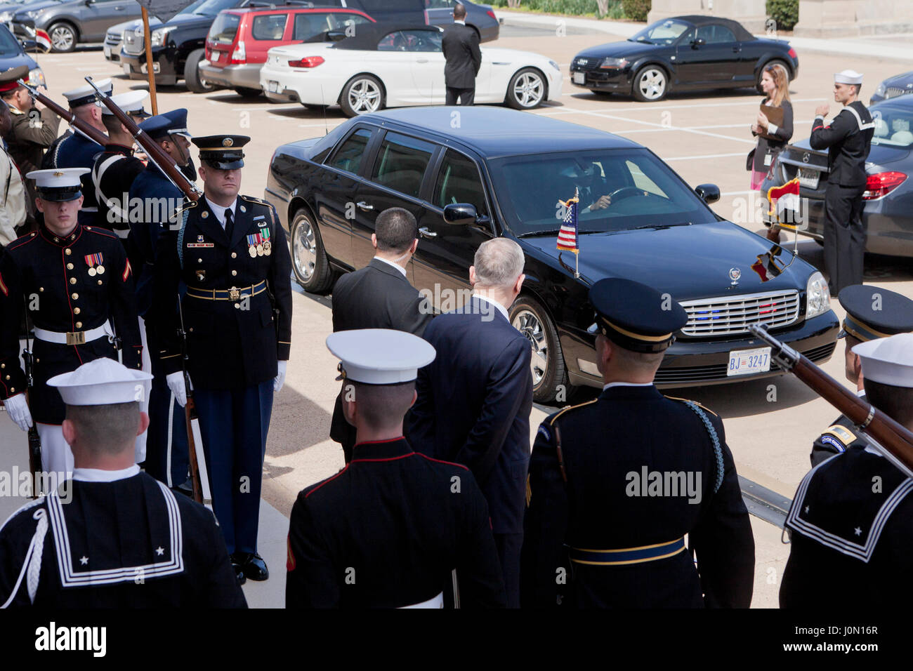 Foreign official reception at the Pentagon - Washington, DC USA Stock Photo