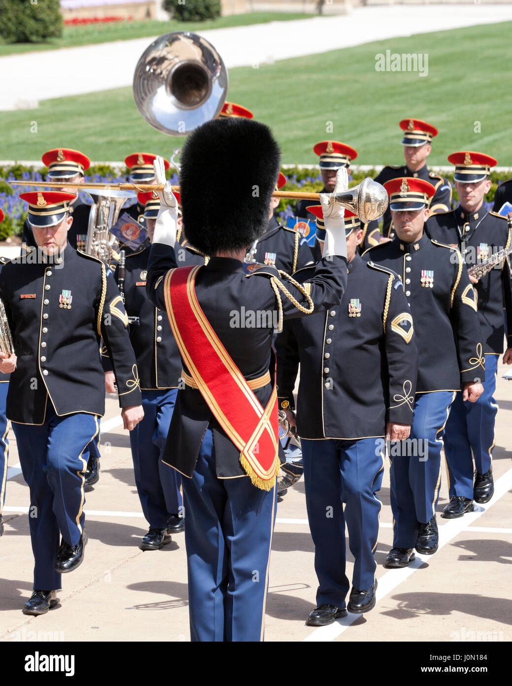 US Air Force (USAF) Band performs at the Pentagon - Washington, DC USA Stock Photo