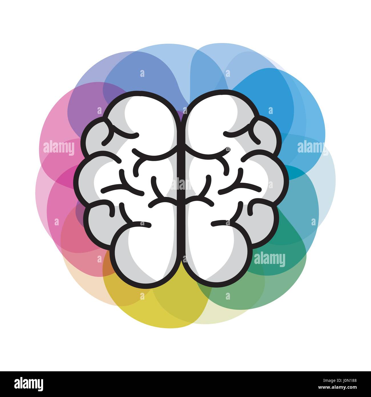 mental health brain art Stock Vector Image & Art - Alamy