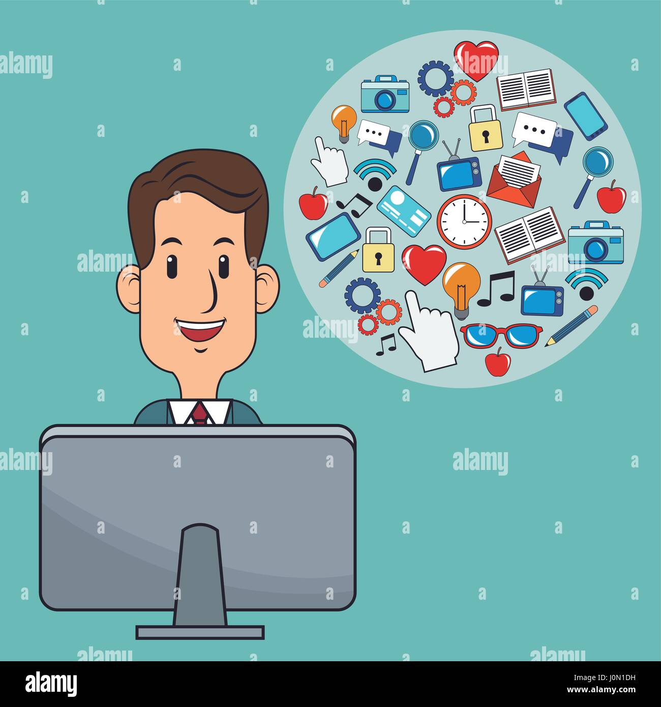business man digital marketing computer strategy Stock Vector Image & Art - Alamy business man digital marketing computer strategy Stock Vector Image & Art - Alamy