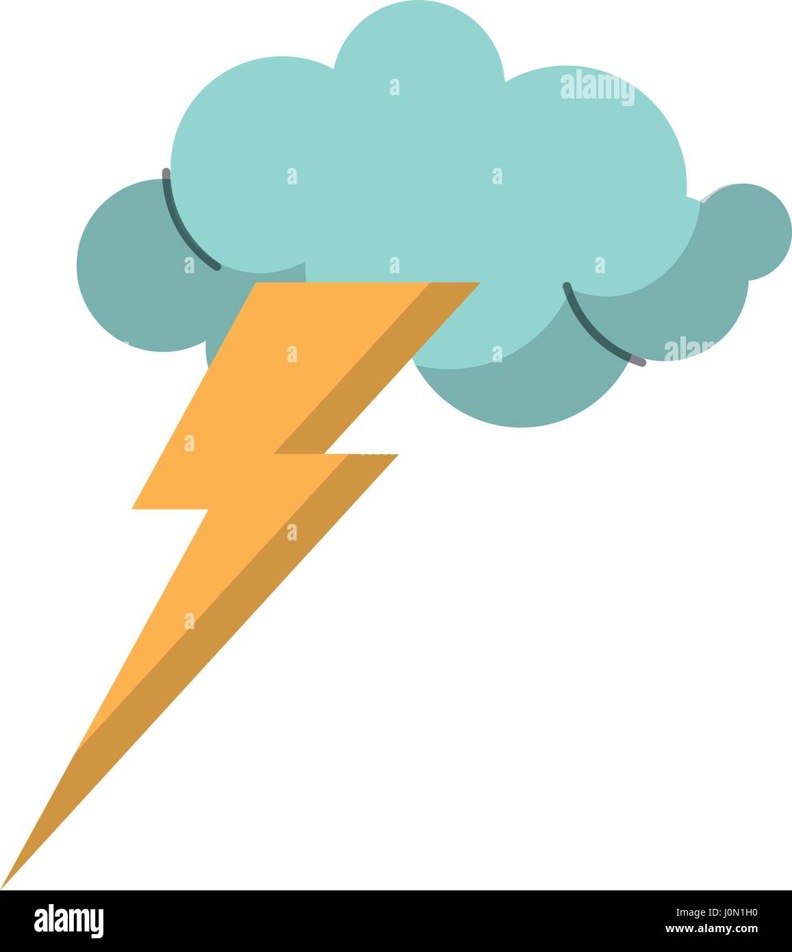 cloud lightning idea icon Stock Vector Image & Art - Alamy