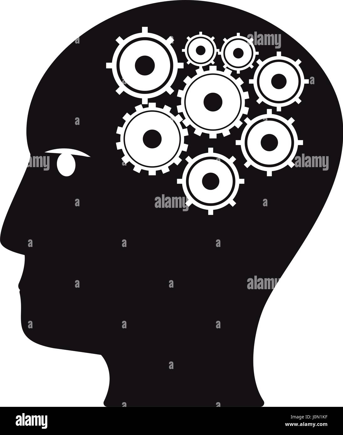 human head gear idea teamwork concept Stock Vector Image & Art - Alamy