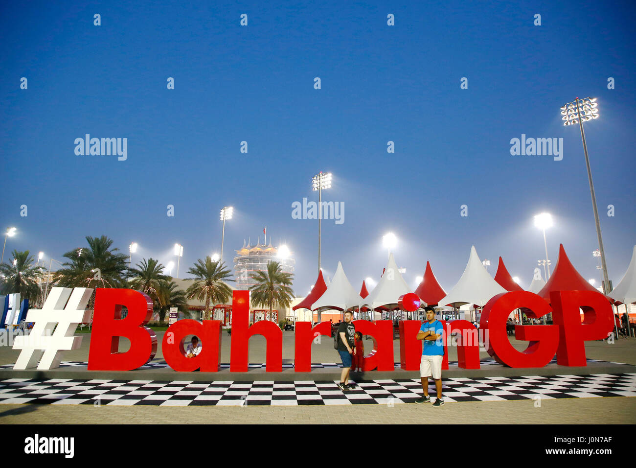 Sakhir, Bahrain. 14th Apr, 2017. Motorsports: FIA Formula One World ...