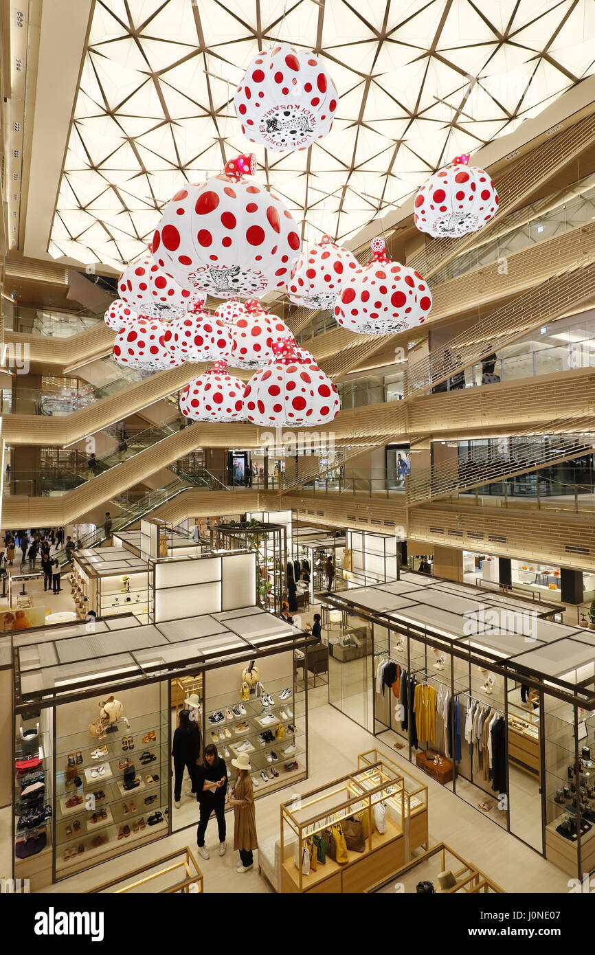 The new commercial complex Ginza Six is unveiled during a press preview ...