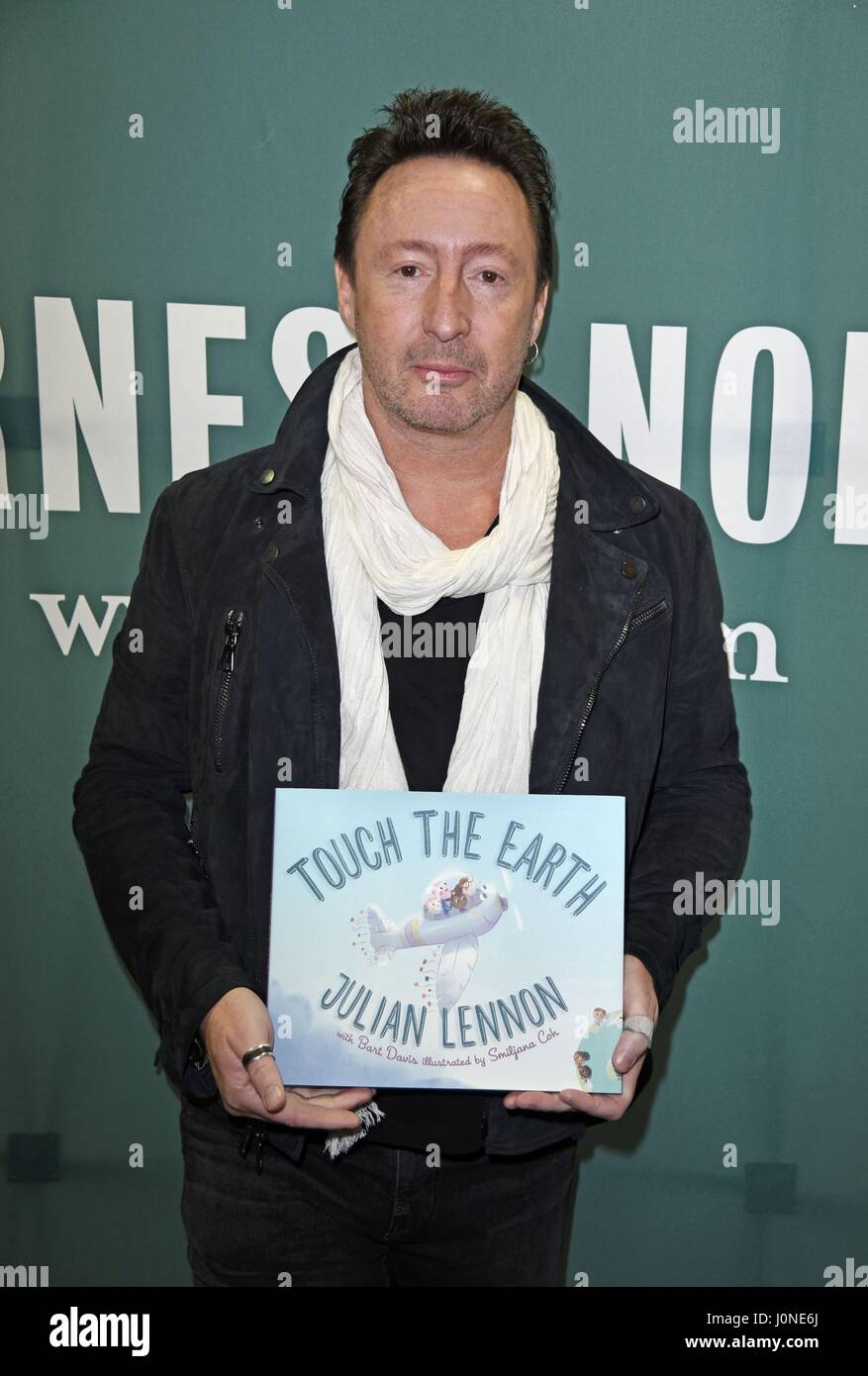 New York, NY, USA. 15th Apr, 2017. Julian Lennon at instore appearance