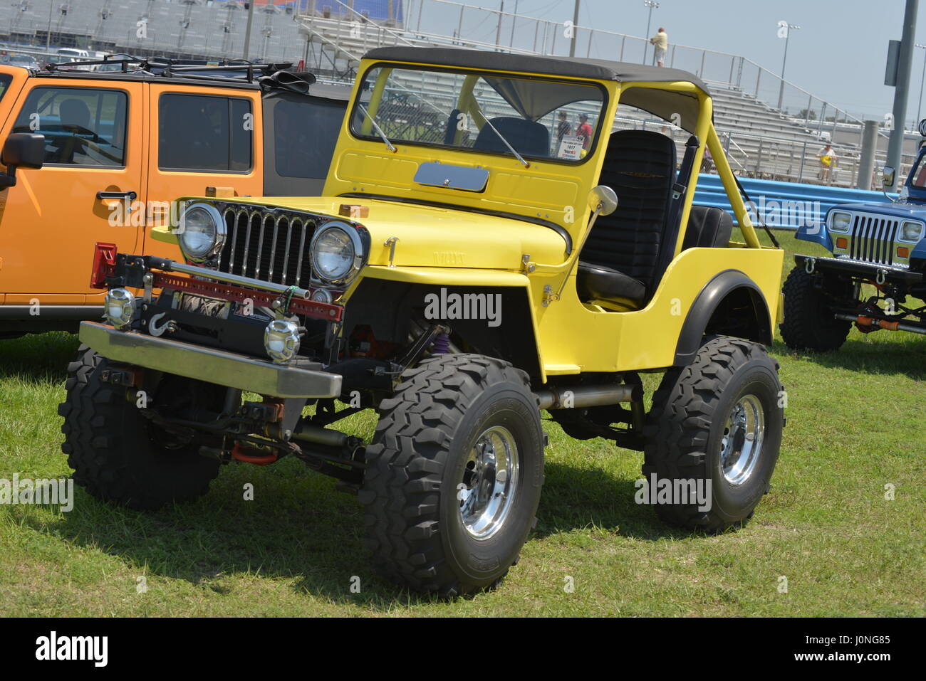 Jeep week at Daytona Beach thousands of jeeps on the beach and on the