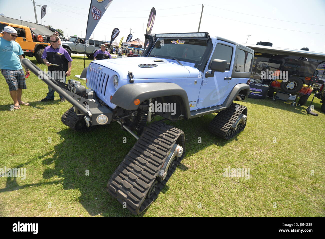 Jeep week at Daytona Beach thousands of jeeps on the beach and on the