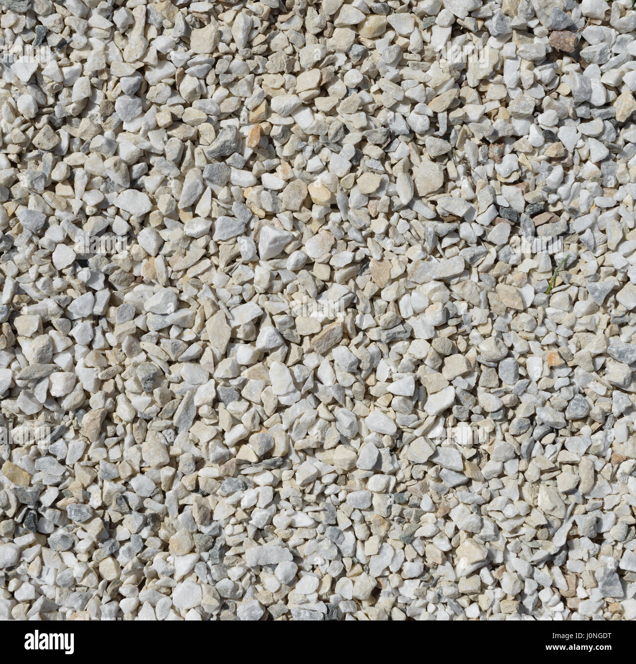 Smooth Layer Of Decorative Fine Crushed Stone Pavement As
