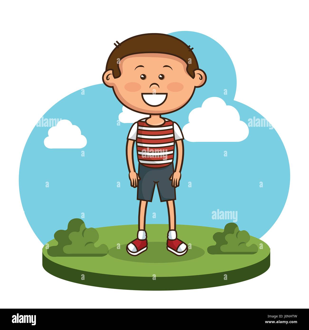 cute little boy character Stock Vector Image & Art - Alamy