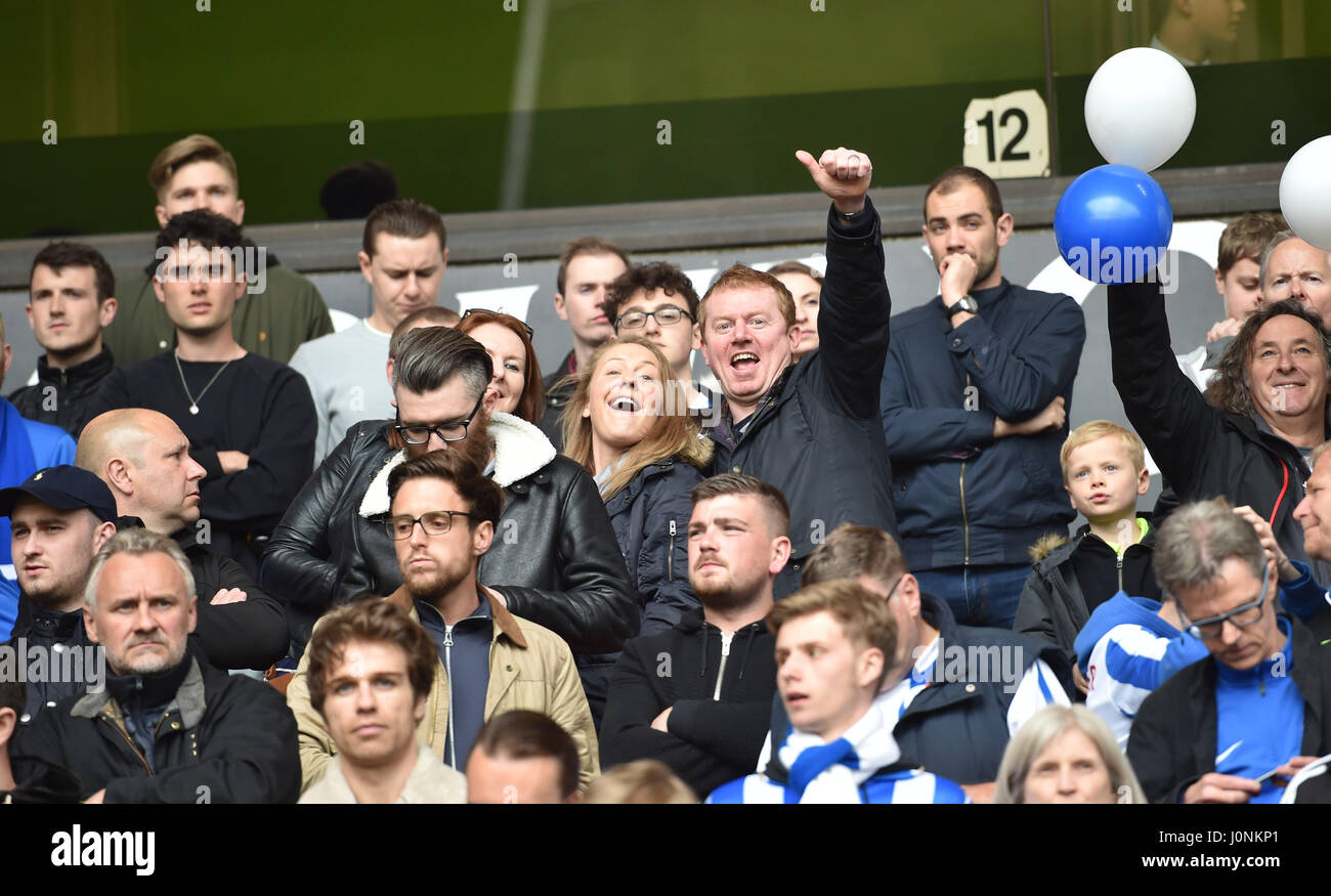 Football fans cheering behind hires stock photography and images Alamy