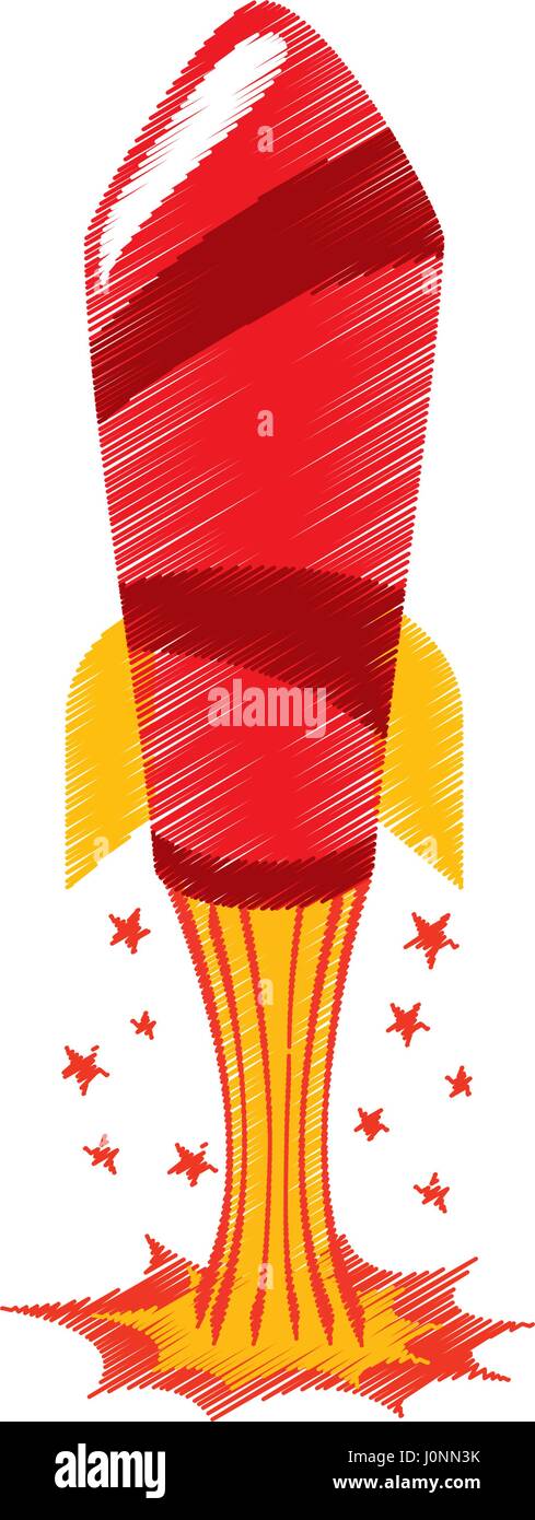 rocket startup pop art Stock Vector Image & Art - Alamy