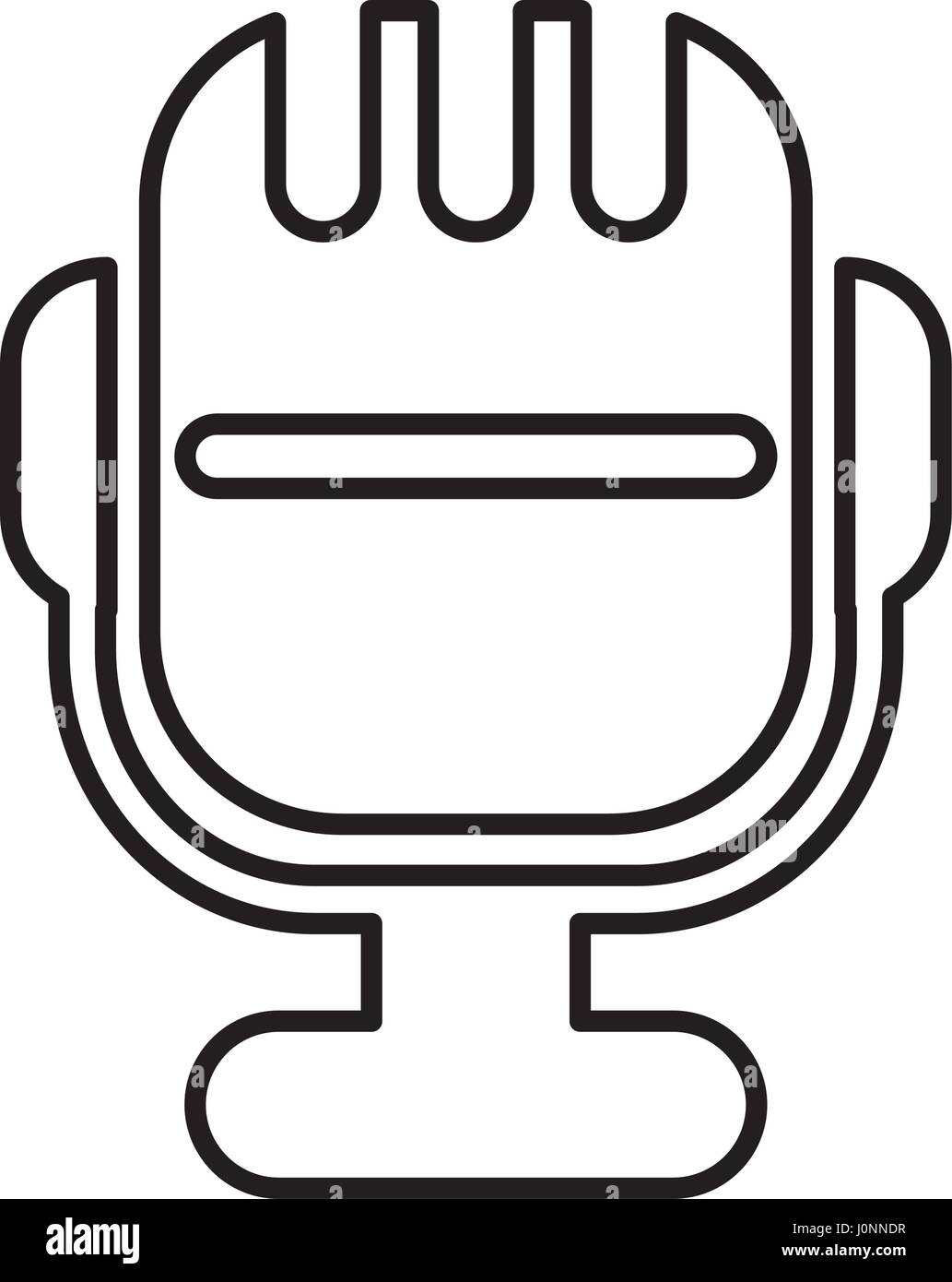 microphone sound isolated icon Stock Vector Image & Art - Alamy