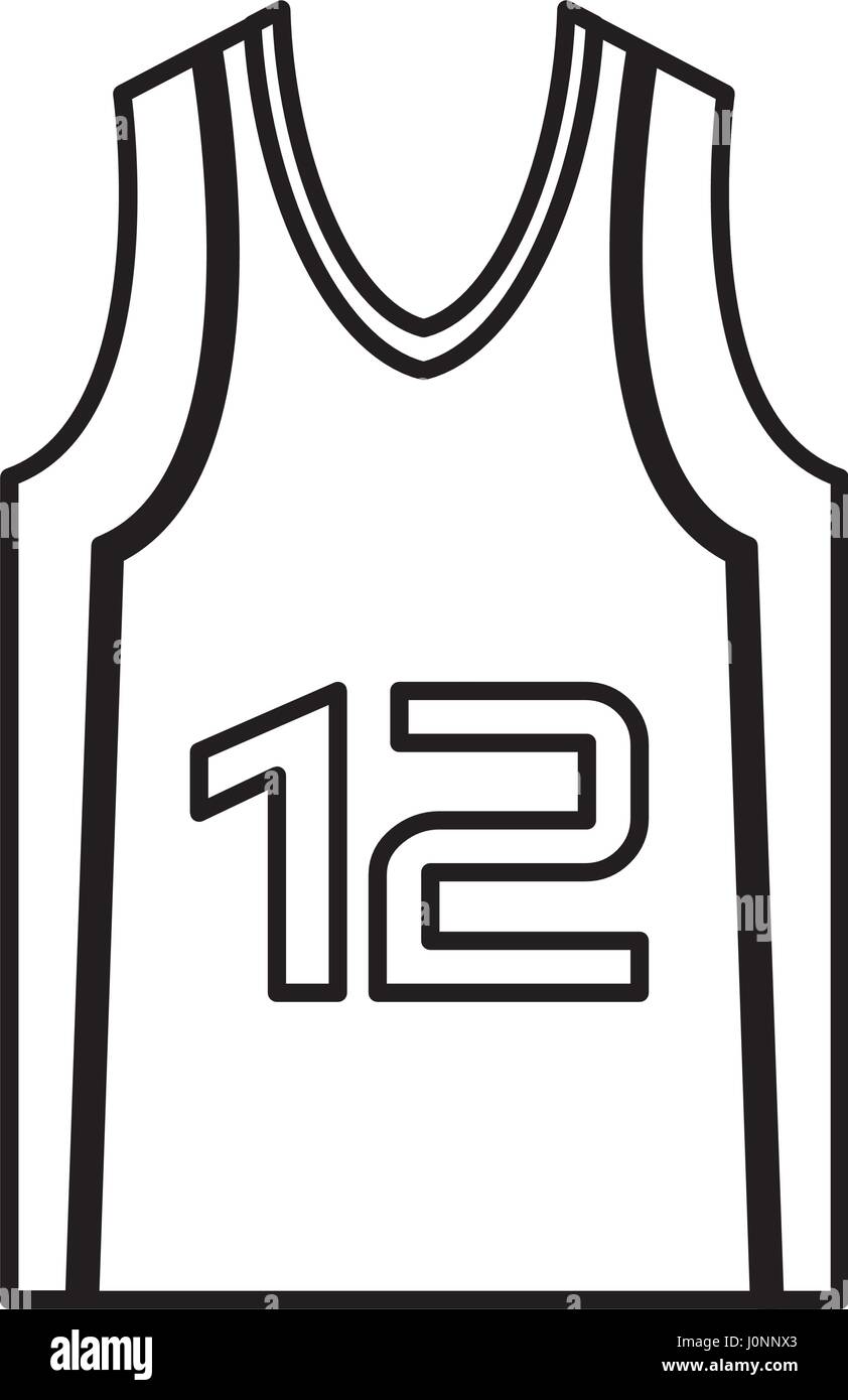 basketball shirt uniform icon Stock Vector Image & Art - Alamy